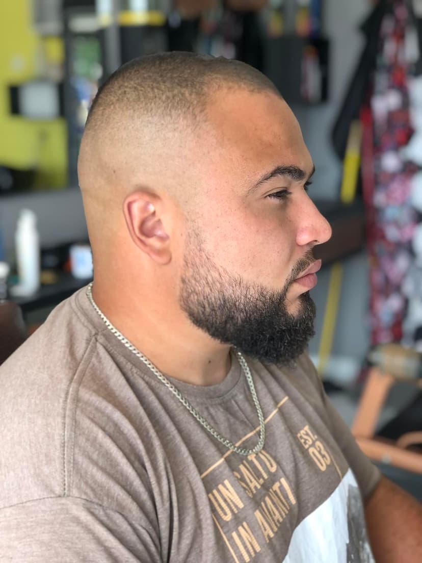 Corte de cabelo feito em um cliente